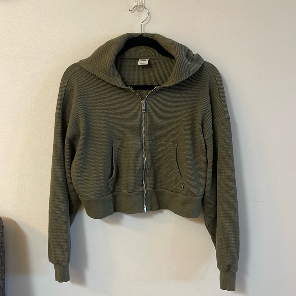 TNA Cropped Thermal Zip Up